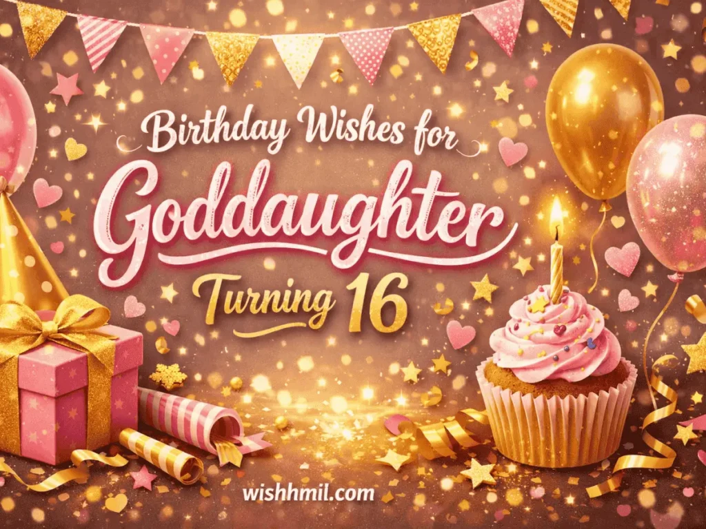 Birthday Wishes for Goddaughter Turning 16