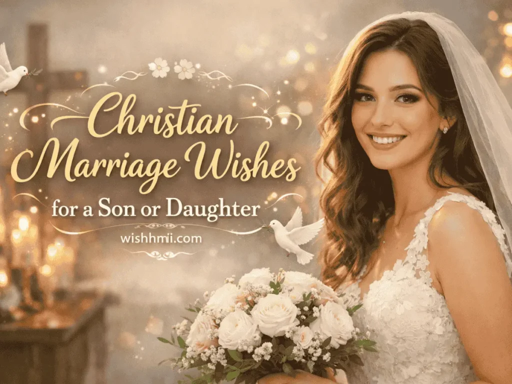 Christian Marriage Wishes for a Son or Daughter