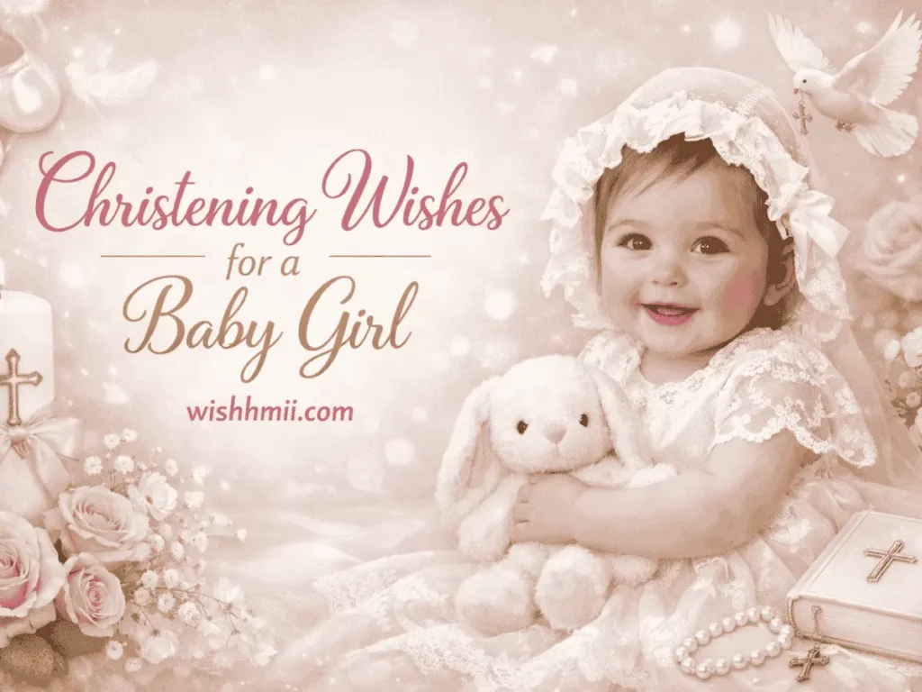 Christening Wishes for a Baby Girl
