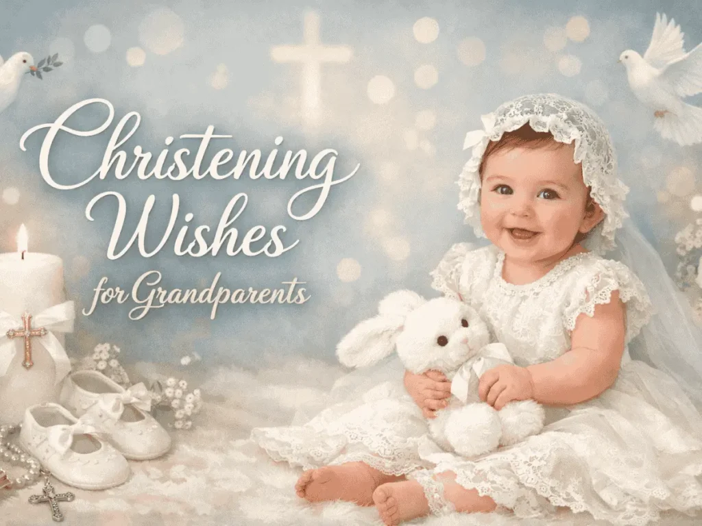 Christening Wishes for Grandparents