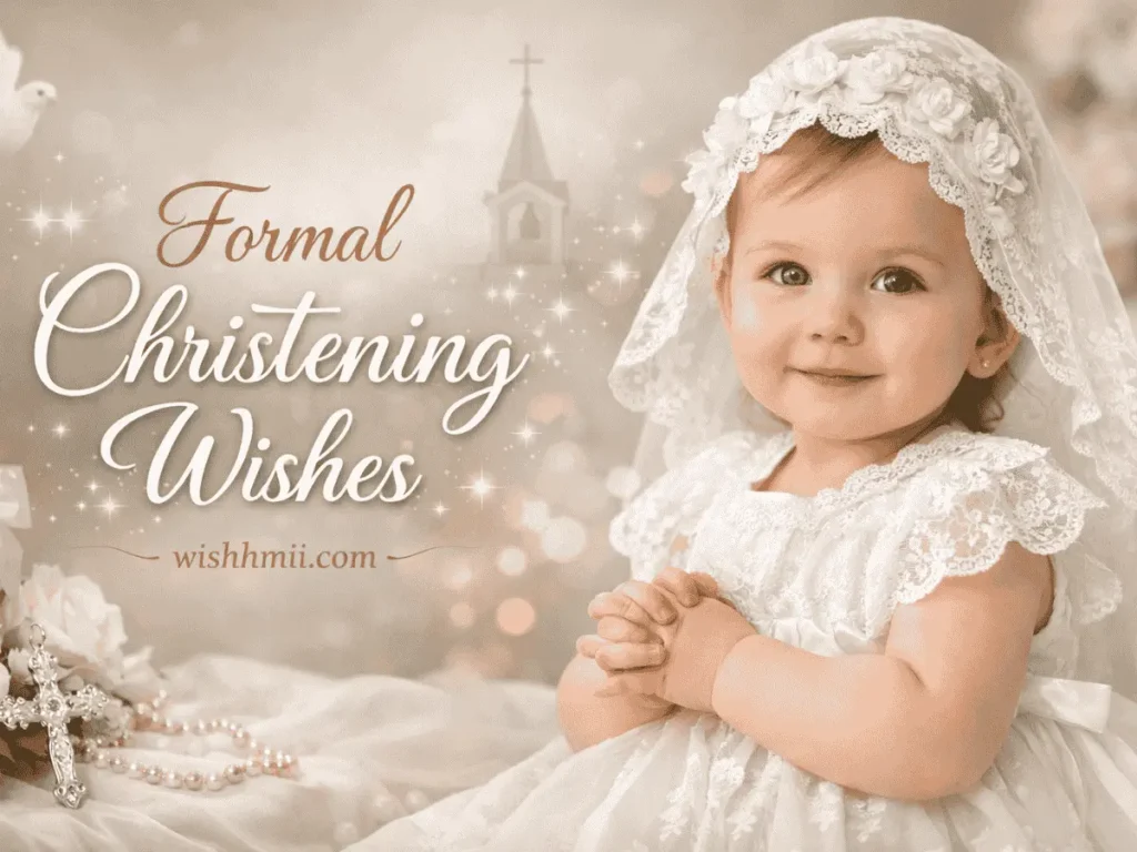 Formal Christening Wishes