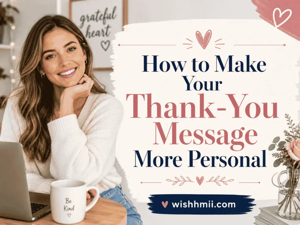How to Make Your Thank-You Message More Personal