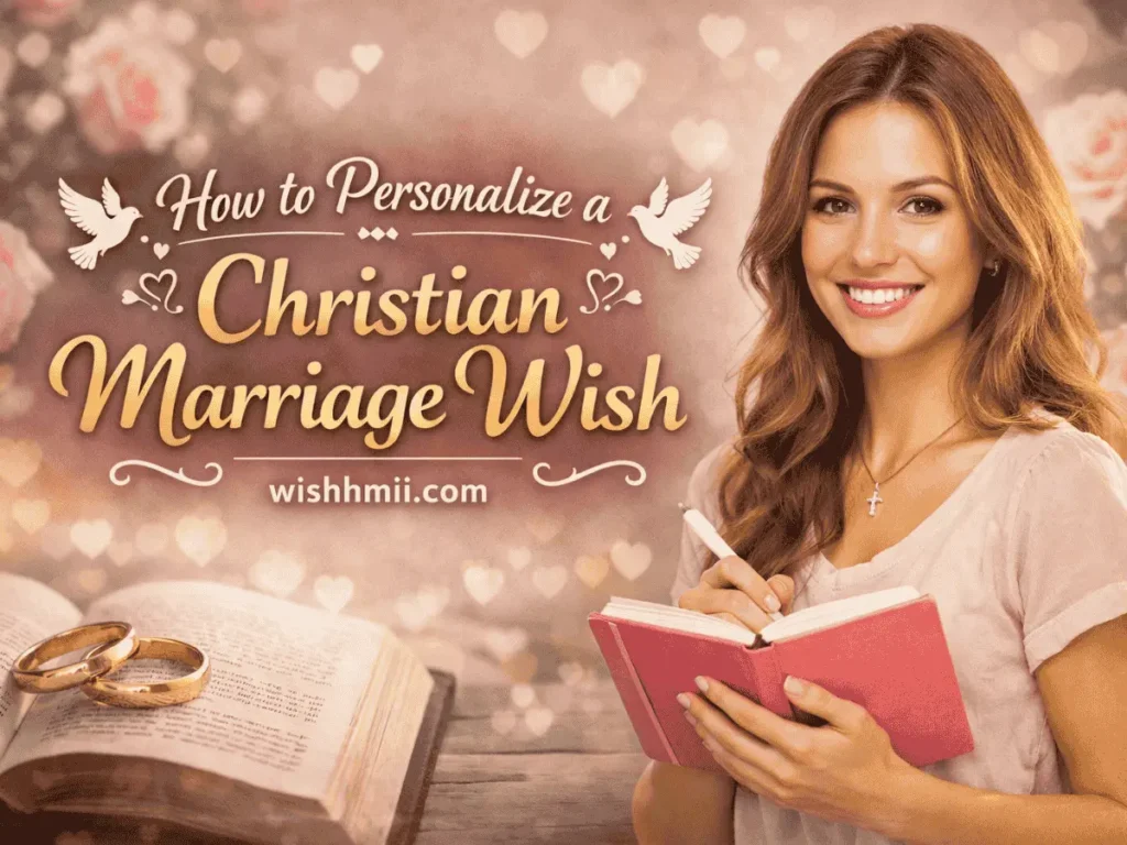 How to Personalize a Christian Marriage Wish