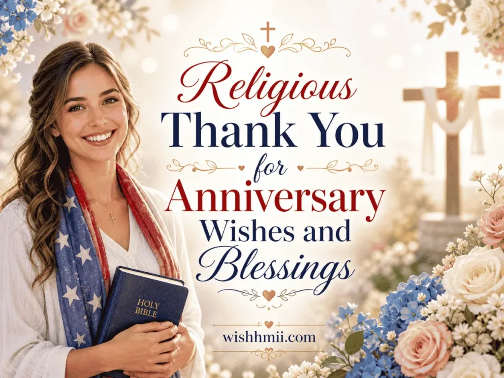 Religious Thank You for Anniversary Wishes and Blessings