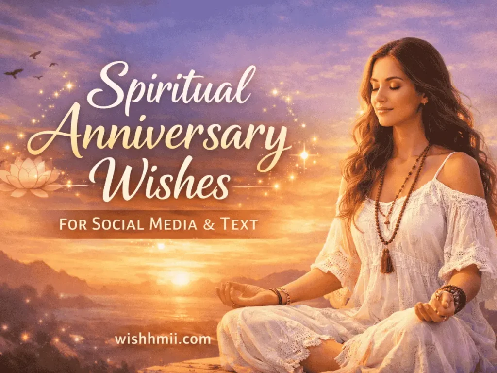 Spiritual Anniversary Wishes For Social Media & Text
