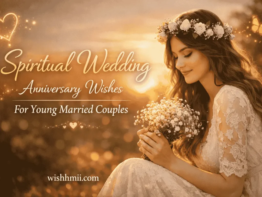 Spiritual Wedding Anniversary Wishes For Young Married Couples