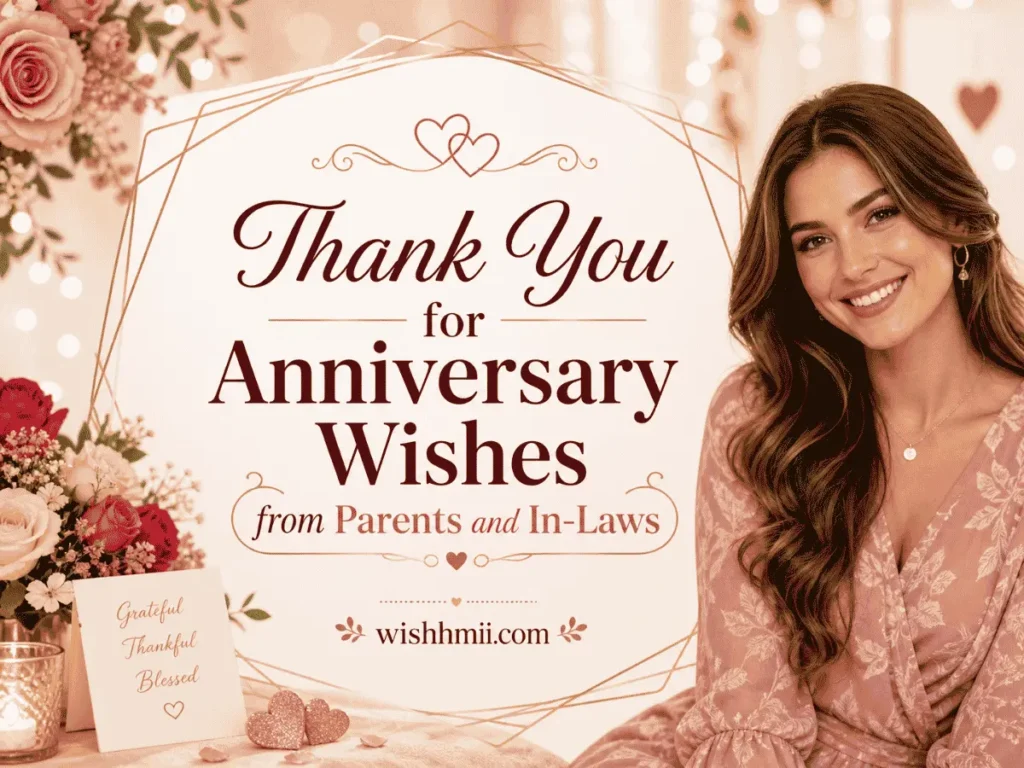 Thank You for Anniversary Wishes from Parents and In-Laws