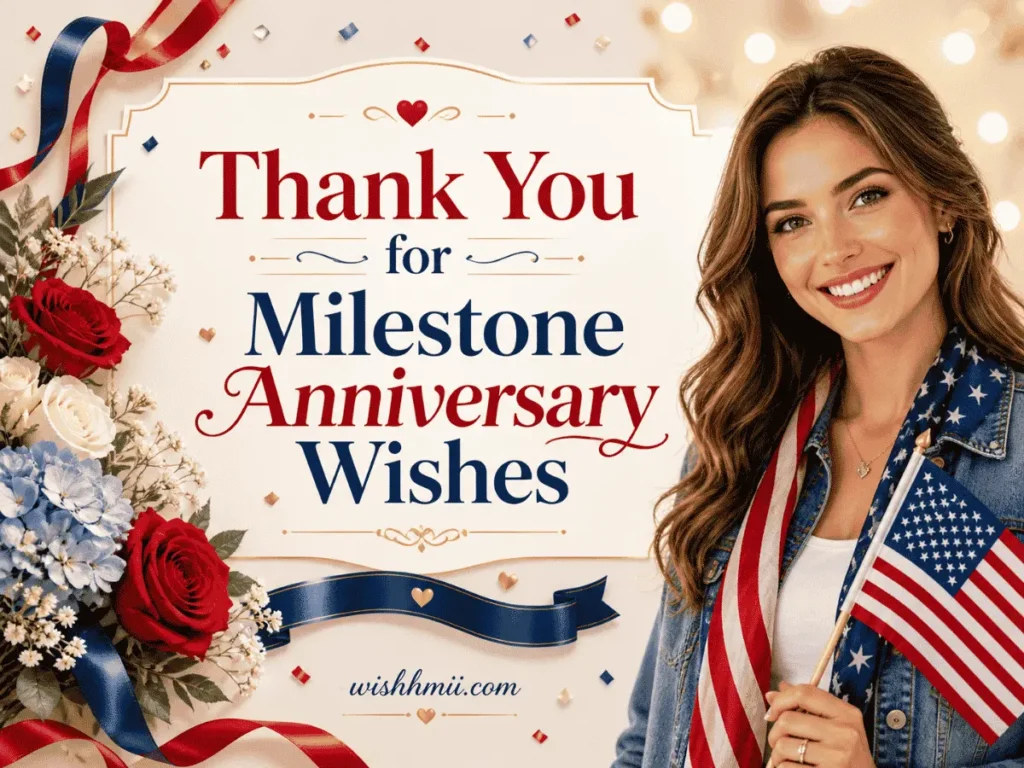 Thank You for Milestone Anniversary Wishes