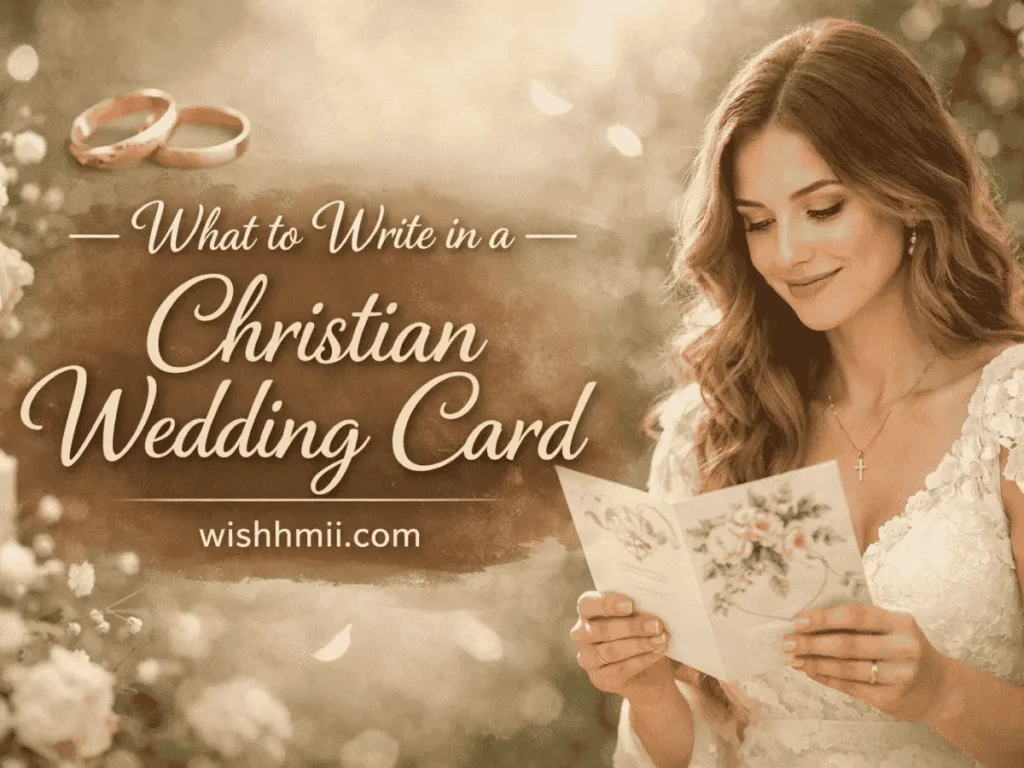 What to Write in a Christian Wedding Card