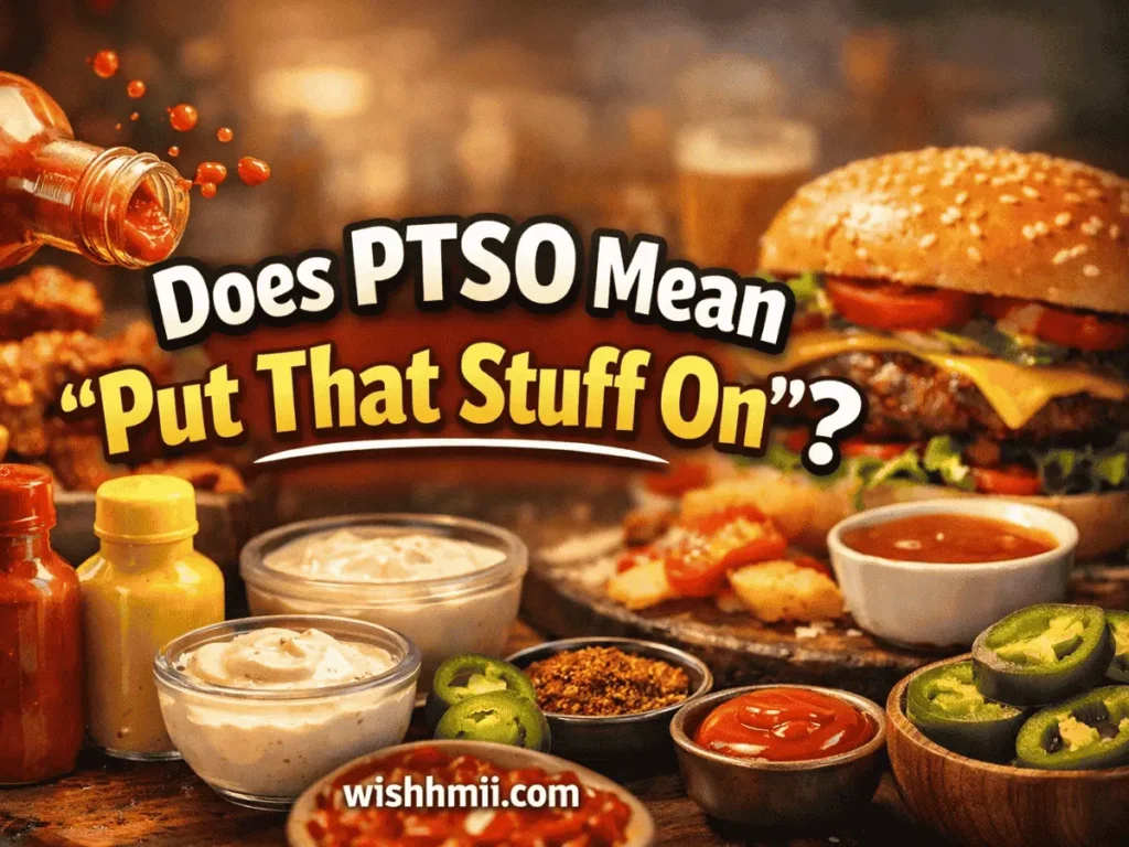 Does PTSO Mean “Put That Stuff On”?