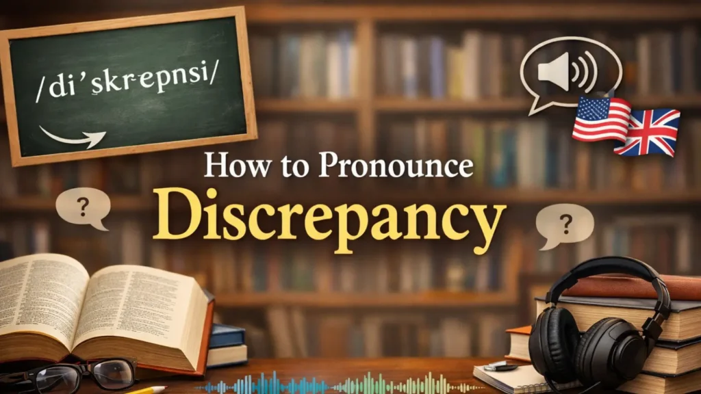 How to Pronounce Discrepancy