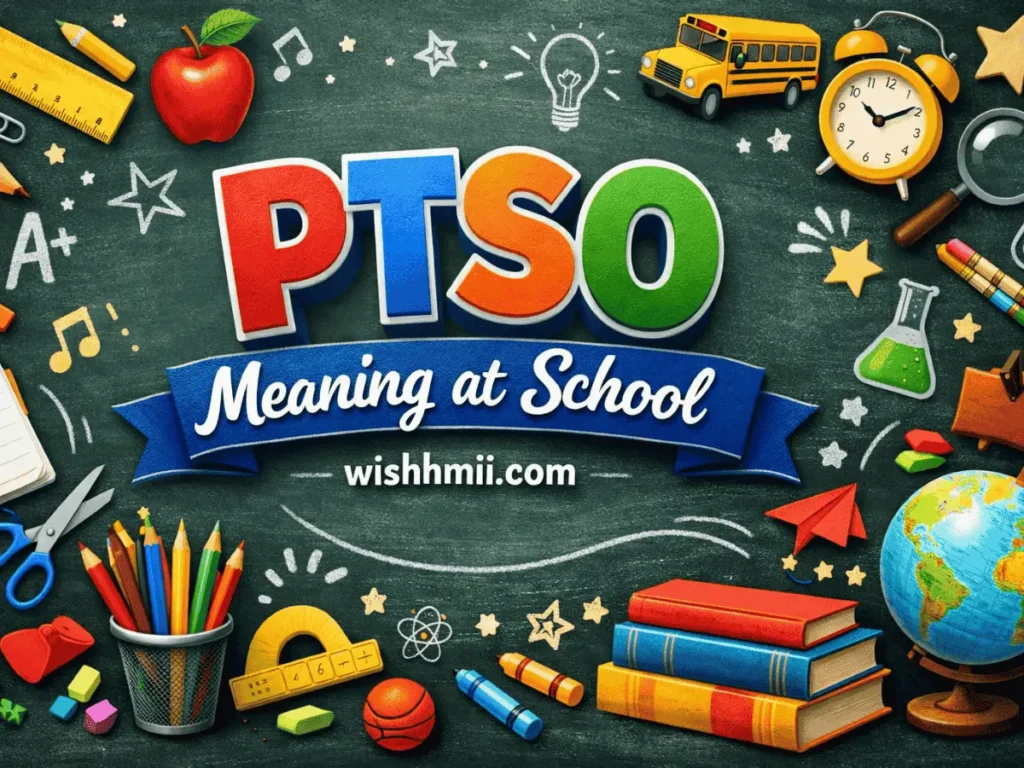 PTSO Meaning at School