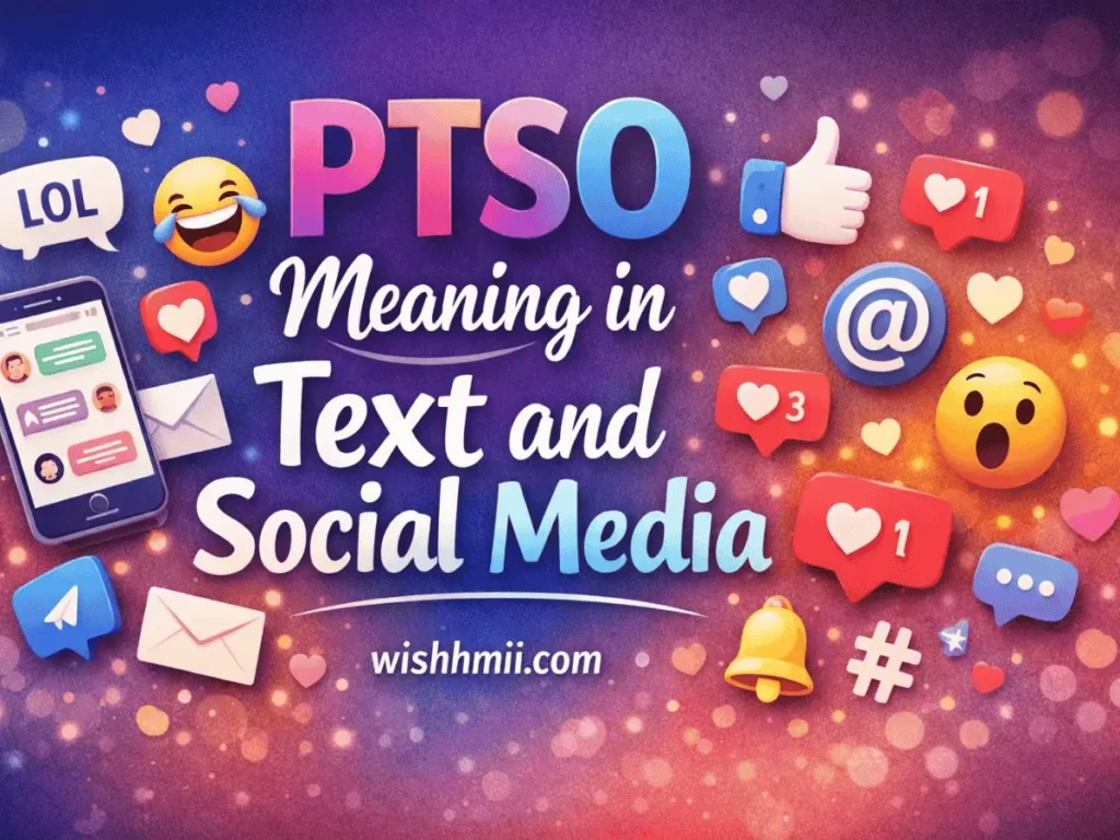 PTSO Meaning in Text and Social Media