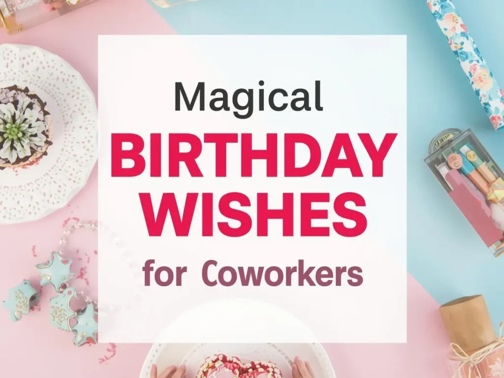 Magical Birthday Wishes For Coworkers