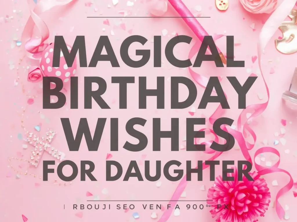Magical Birthday Wishes For Daughter