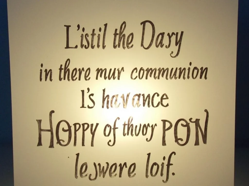 An open blank notebook beside a plain prayer book, pencil, small plant, and a pastel cupcake on a table in warm morning light.