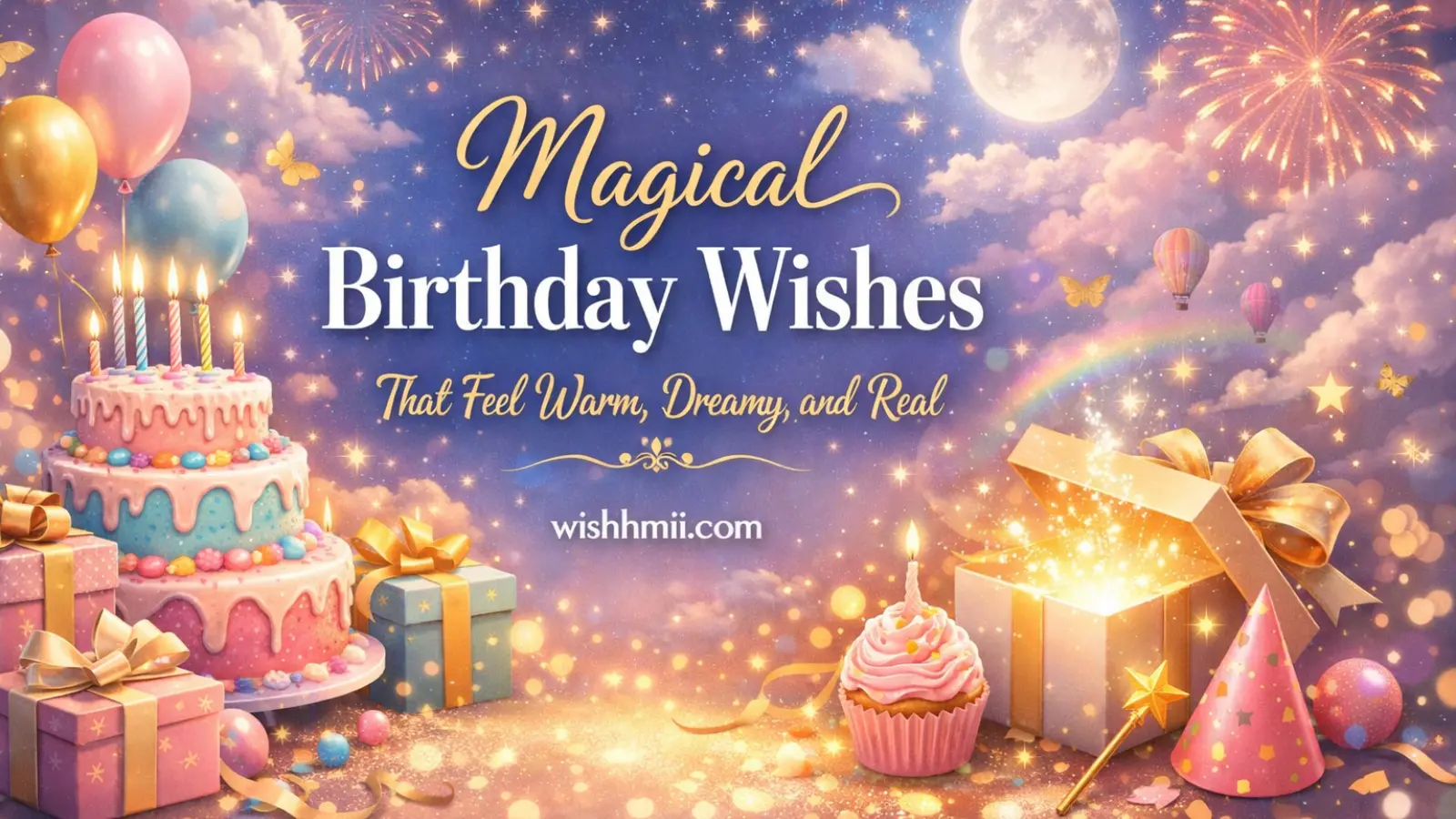 Magical Birthday Wishes That Feel Warm, Dreamy, and Real