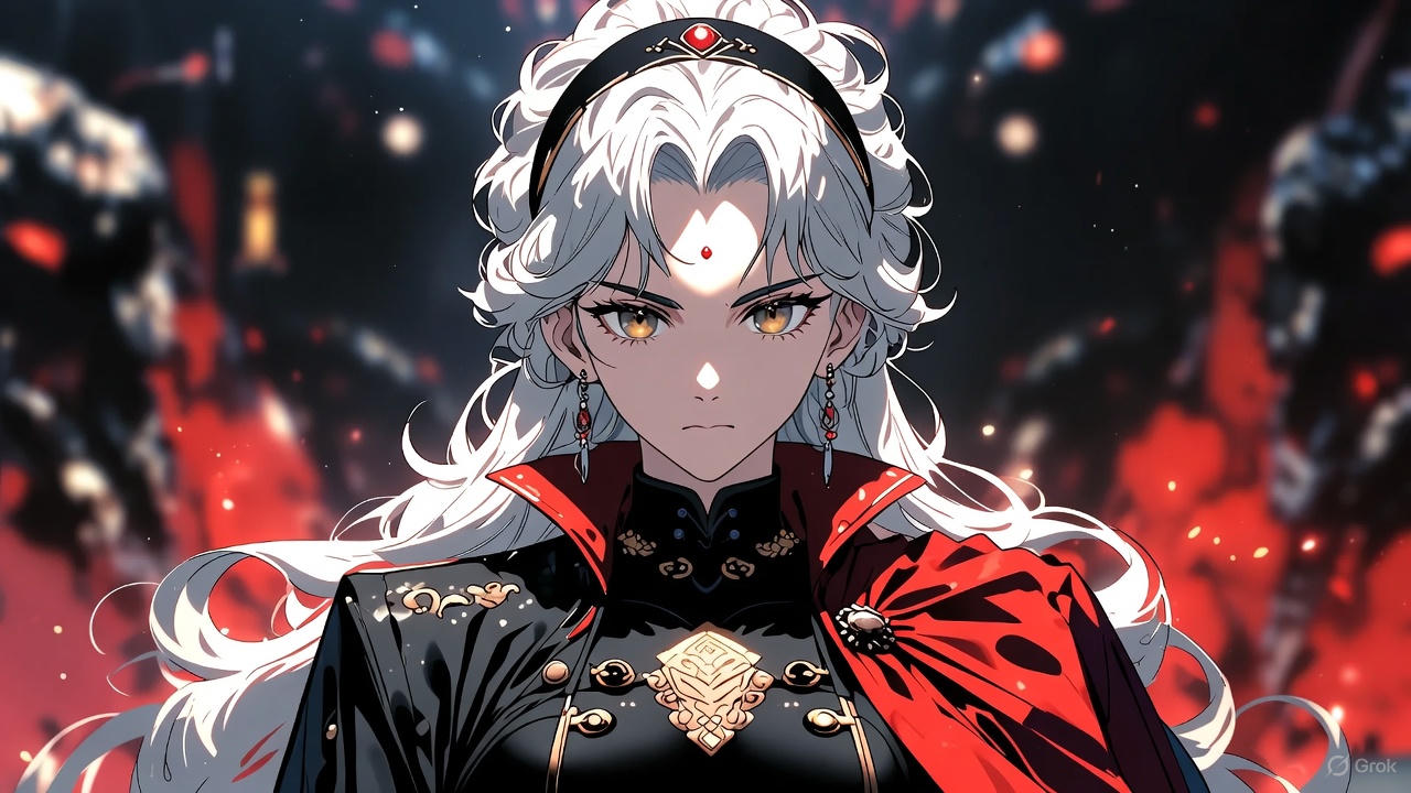 Fan-inspired illustration capturing the intense supernatural romance of Devil Wish manhwa characters