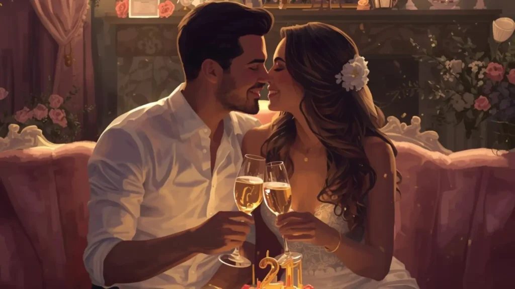 21st Birthday Wishes For Romantic Partner