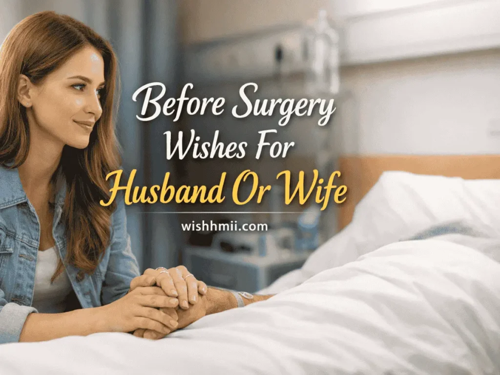 Before Surgery Wishes For Husband Or Wife