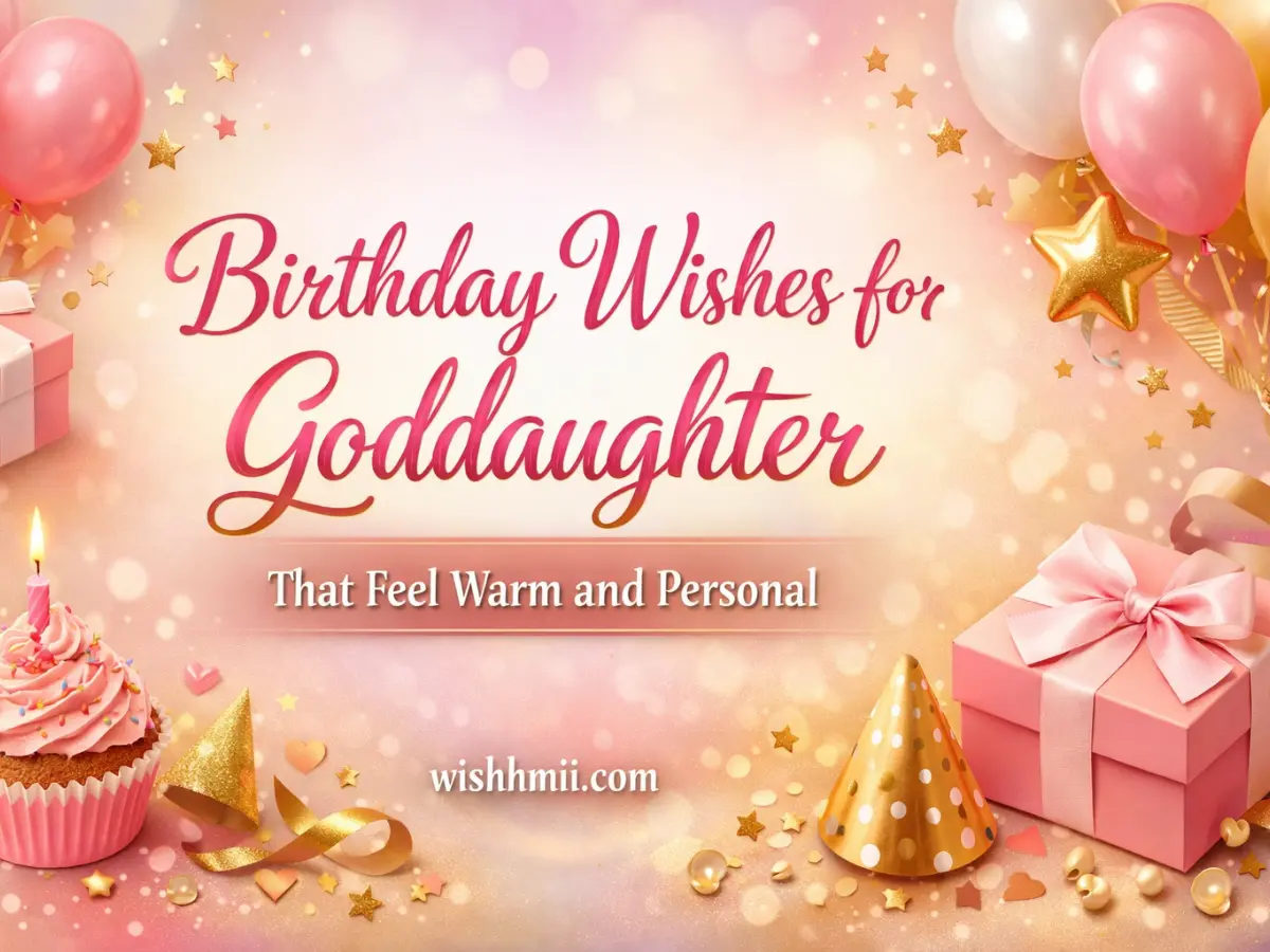 Birthday Wishes for Goddaughter That Feel Warm and Personal