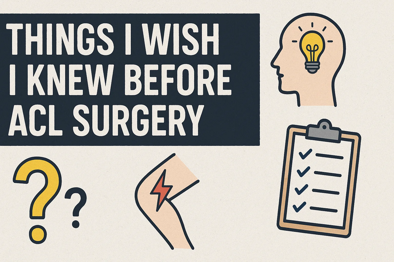 Person with a knee brace relaxing on a couch, reading supportive ACL surgery wishes on a phone.