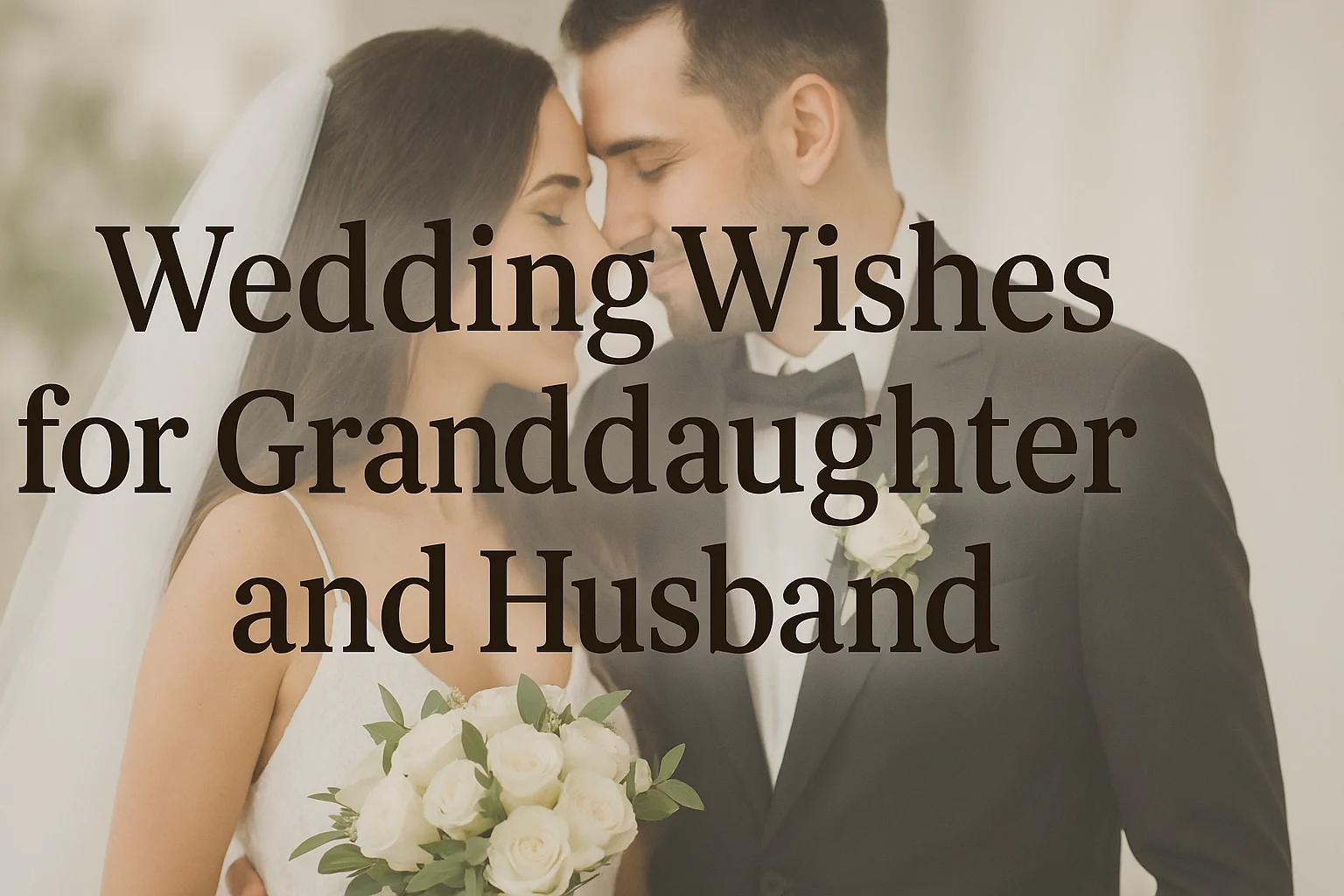 Christian bride and groom holding hands at a church altar while guests celebrate their wedding.