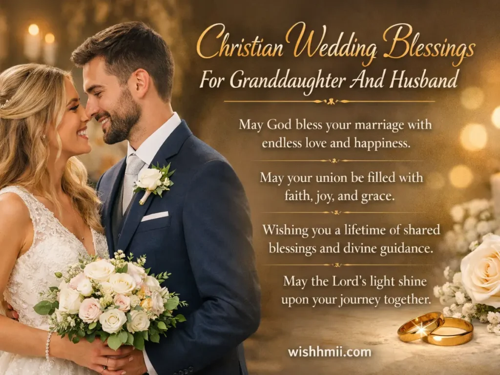 Christian Wedding Blessings For Granddaughter And Husband