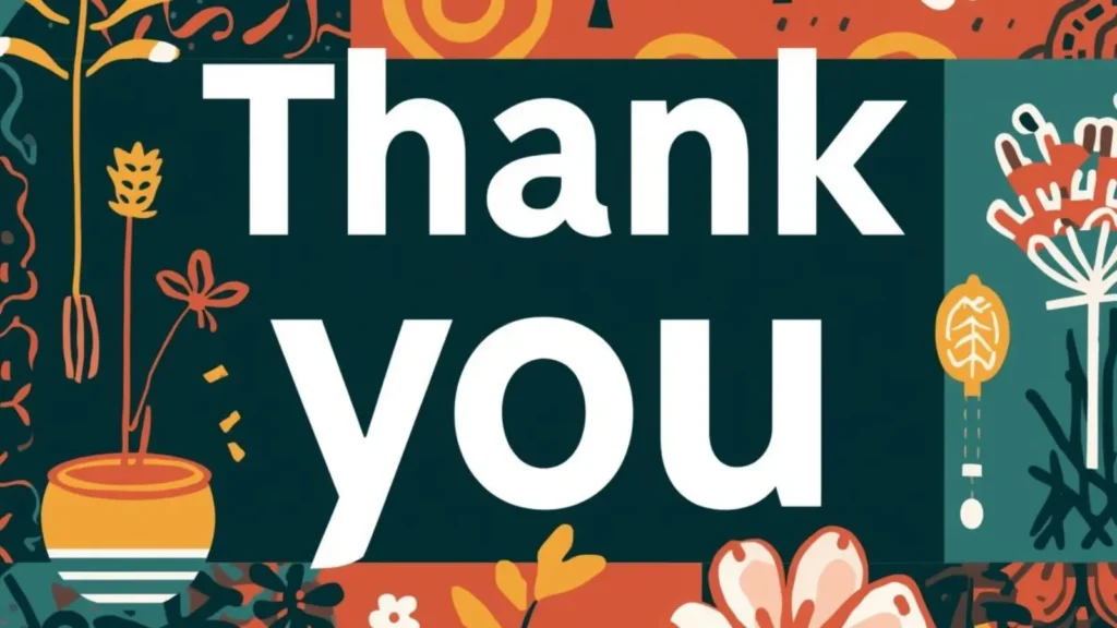 Cultural & Simple Style Thank-You Messages