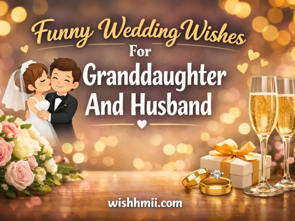 Funny Wedding Wishes For Granddaughter And Husband