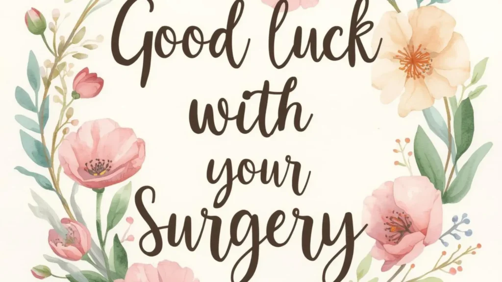 Good Luck With Your Surgery Messages