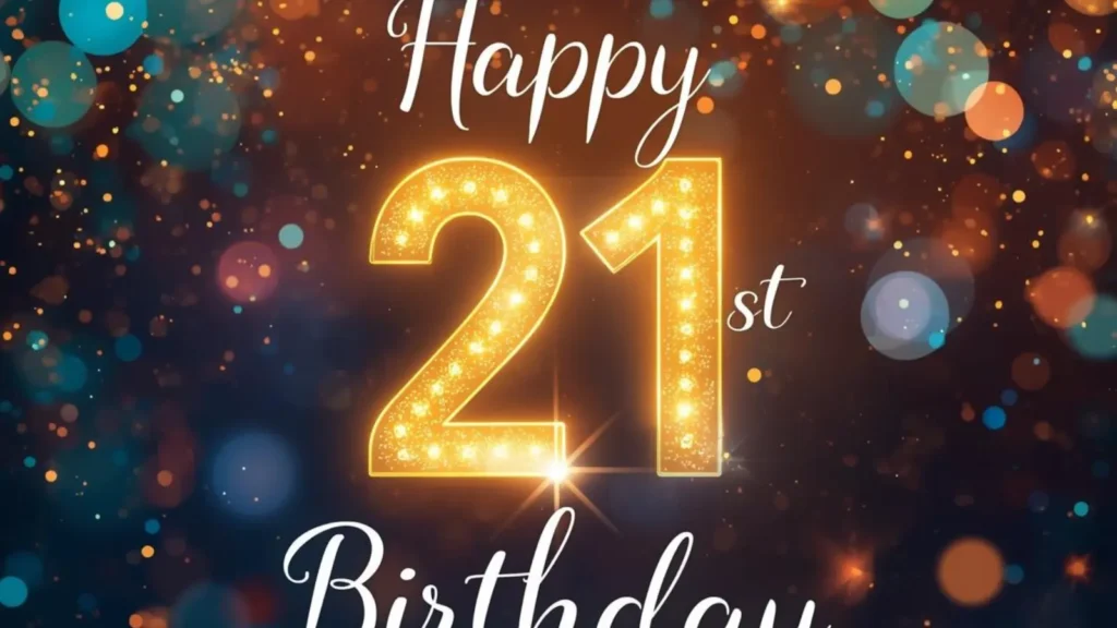 Inspirational & Motivational 21st Birthday Wishes