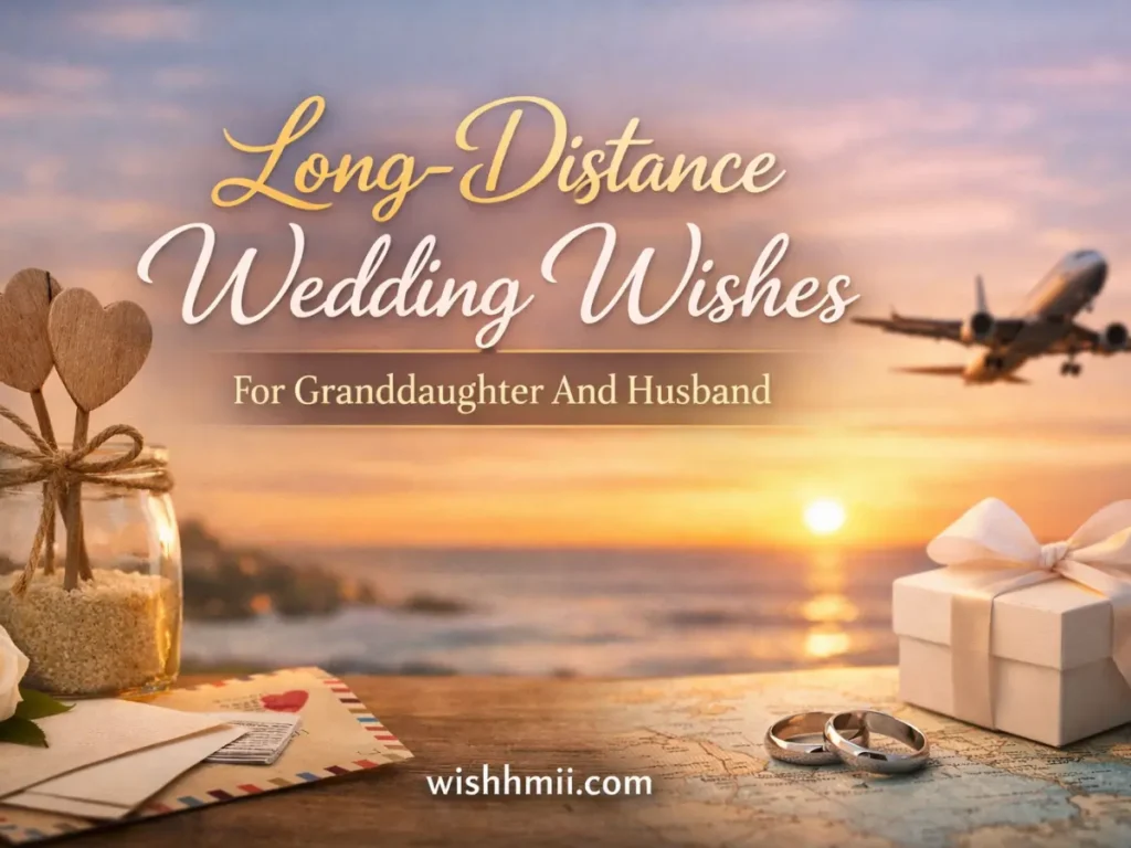 Long-Distance Wedding Wishes For Granddaughter And Husband