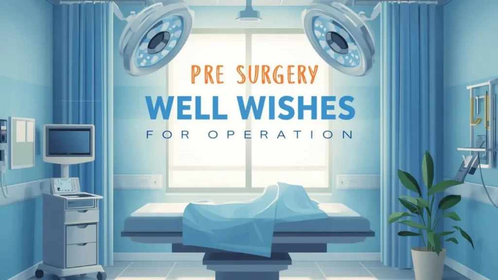 Pre-Surgery Well Wishes For Operation
