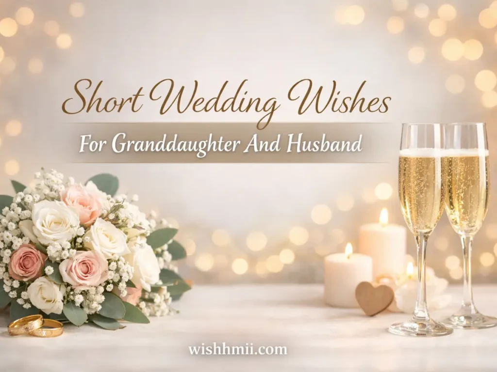 Short Wedding Wishes For Granddaughter And Husband