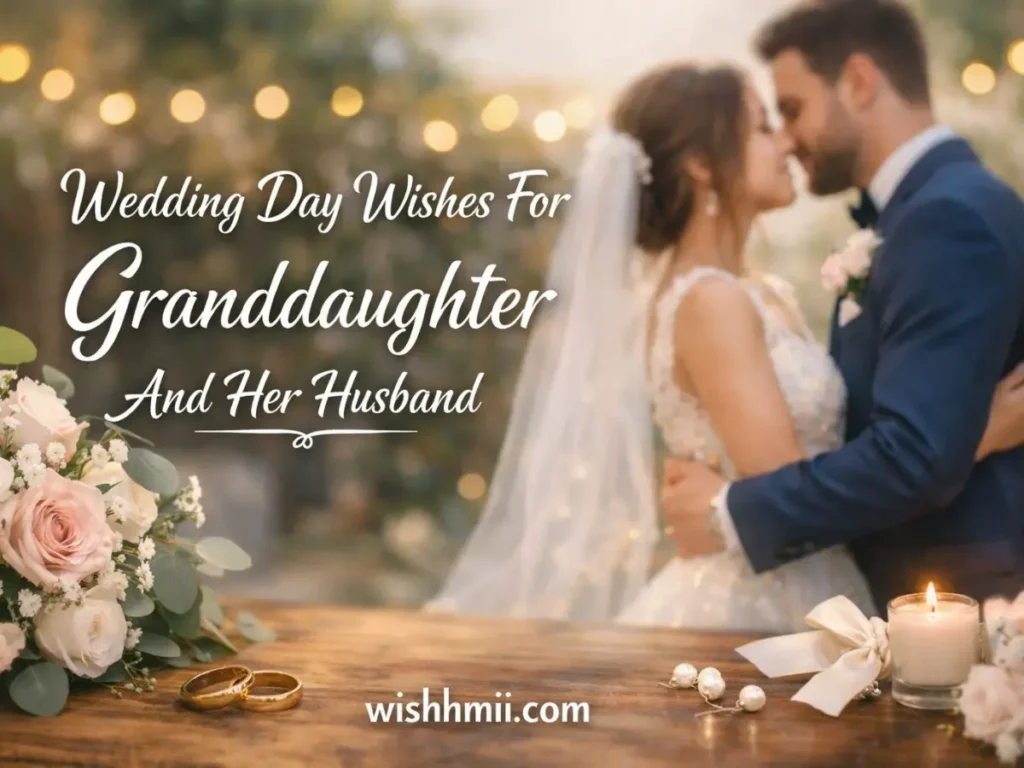 Wedding Day Wishes For Granddaughter And Her Husband