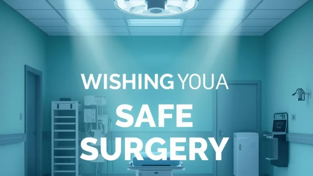 Wishing You A Safe Surgery