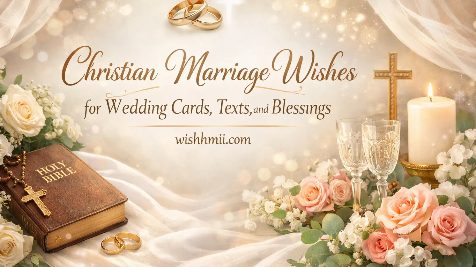 Christian Marriage Wishes for Wedding Cards, Texts, and Blessings