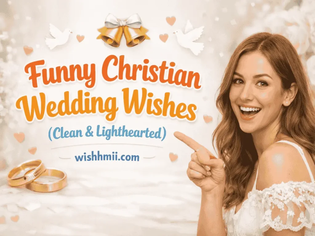 Funny Christian Wedding Wishes (Clean & Lighthearted)
