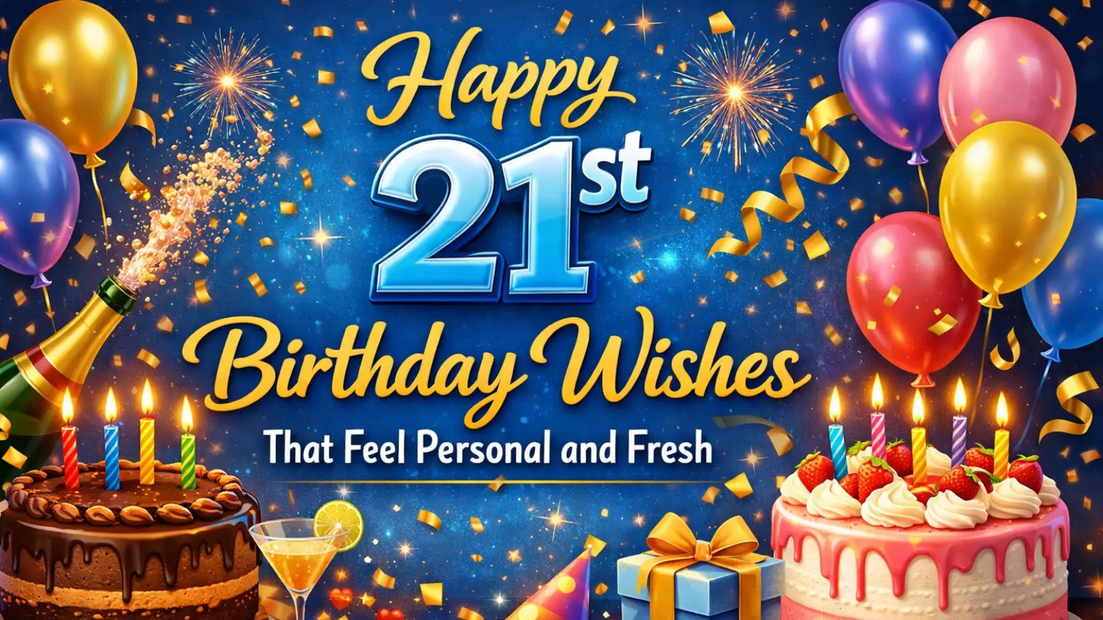 Happy 21st Birthday Wishes That Feel Personal and Fresh