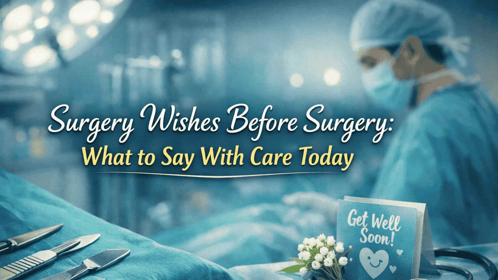 surgery wishes before surgery: What to Say With Care Today