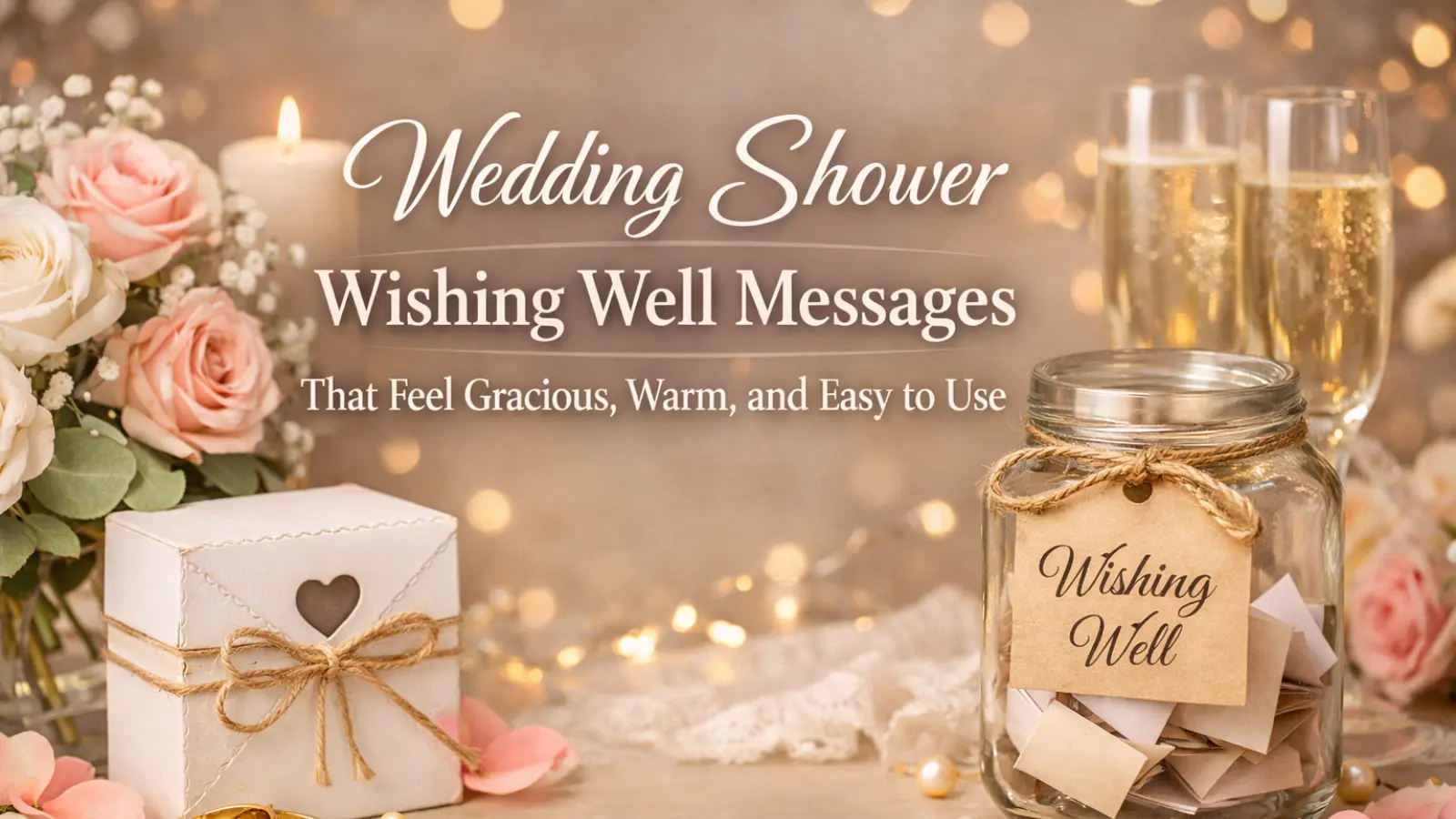 Wedding Shower Wishing Well Messages That Feel Gracious, Warm, and Easy to Use