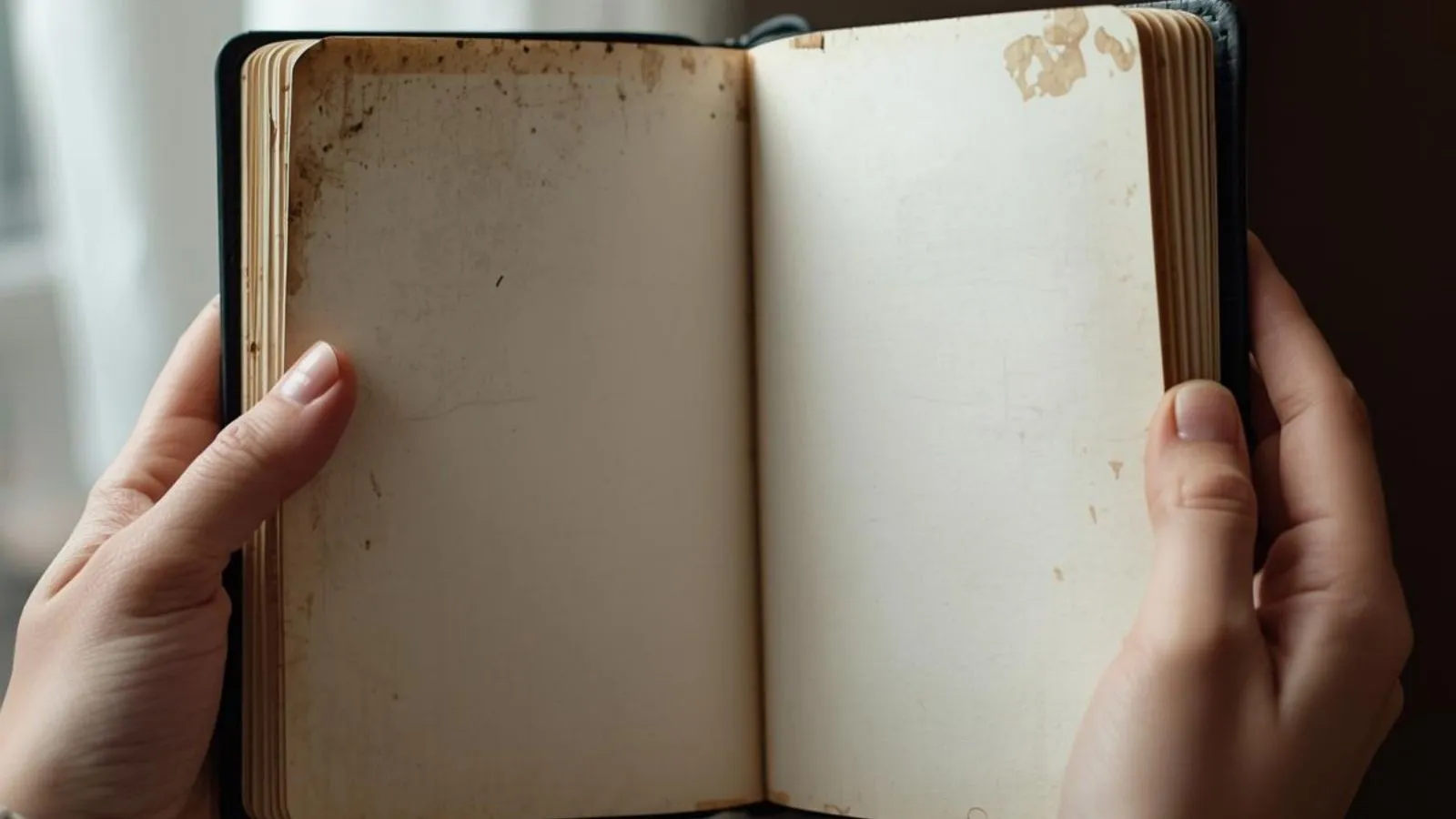 A journal open for writing heartfelt condolence messages.