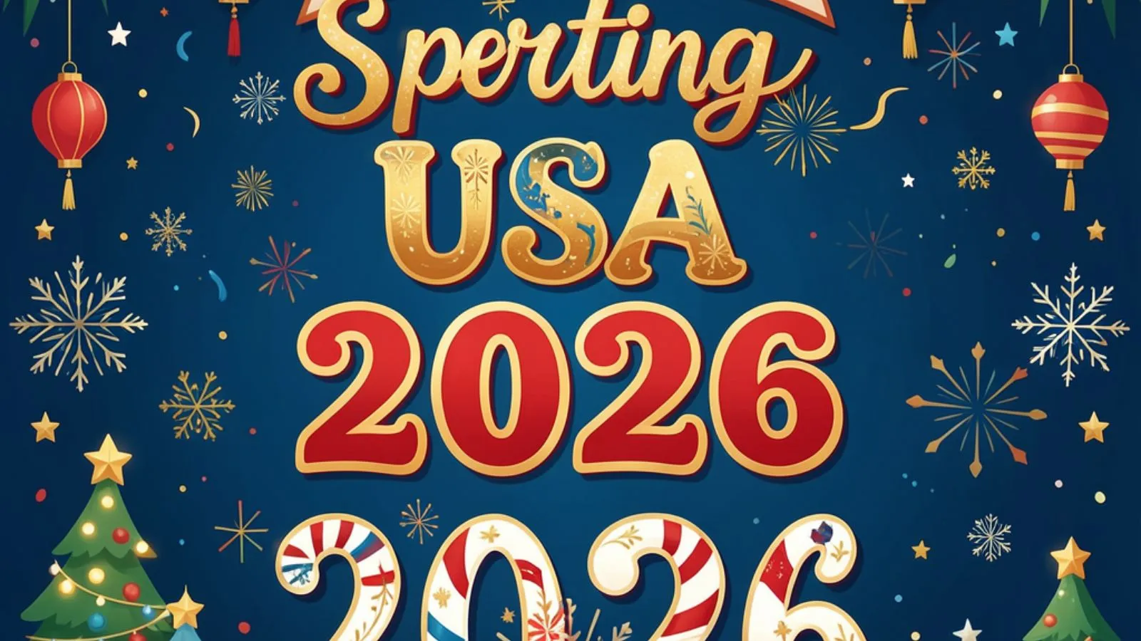 Dragon dance and lanterns representing Spring Festival greetings in the USA 2026.