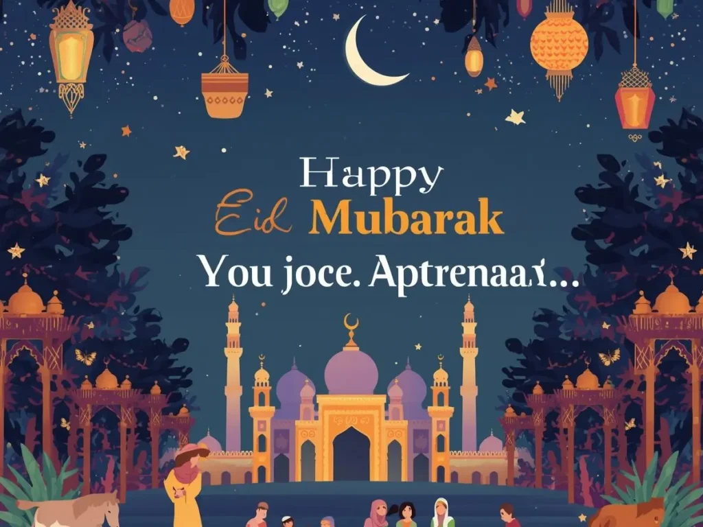 Eid Mubarak Captions for Instagram and Social Media