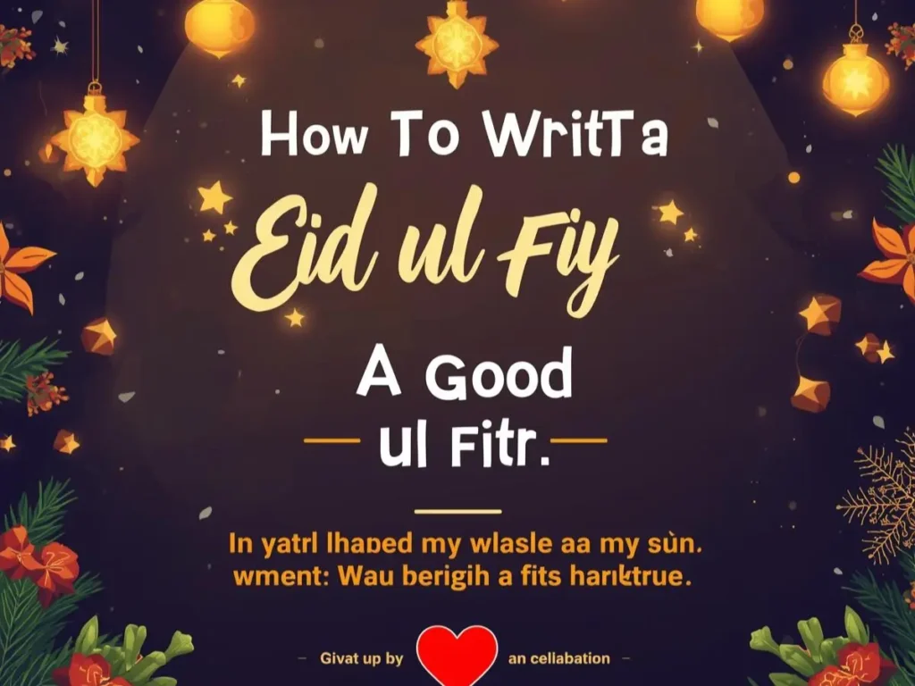 How to Write a Good Eid ul Fitr Wish