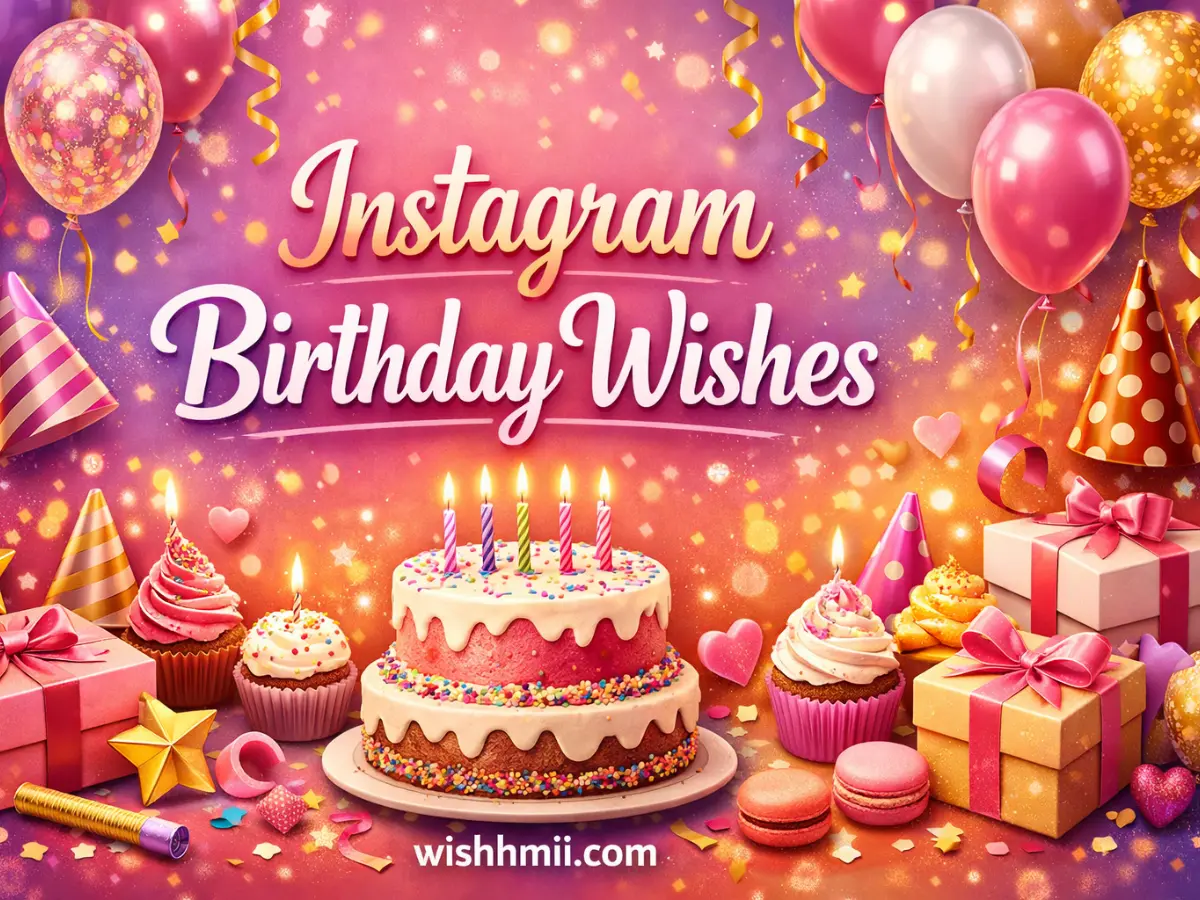 Instagram Birthday Wishes for Every Post and Story