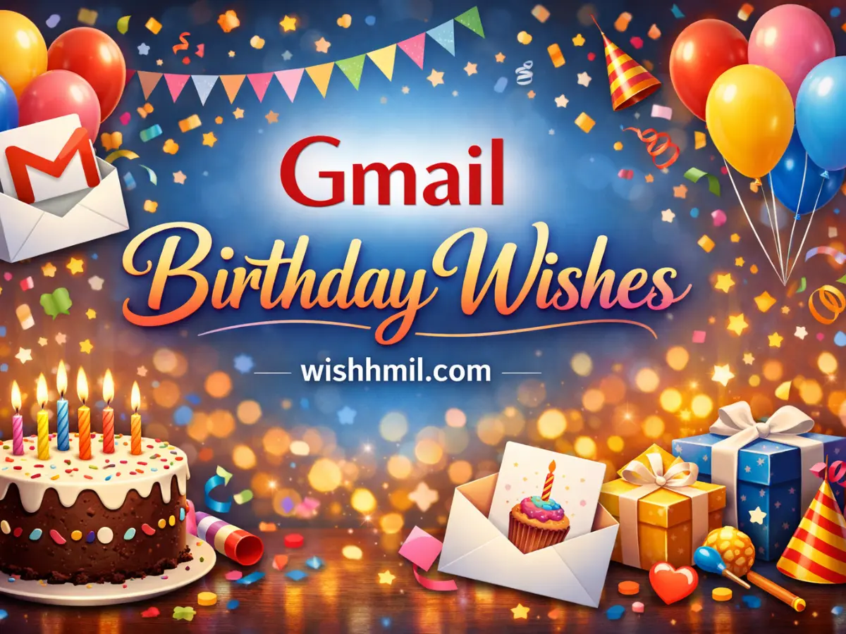 Gmail Birthday Wishes for Every Kind of Message