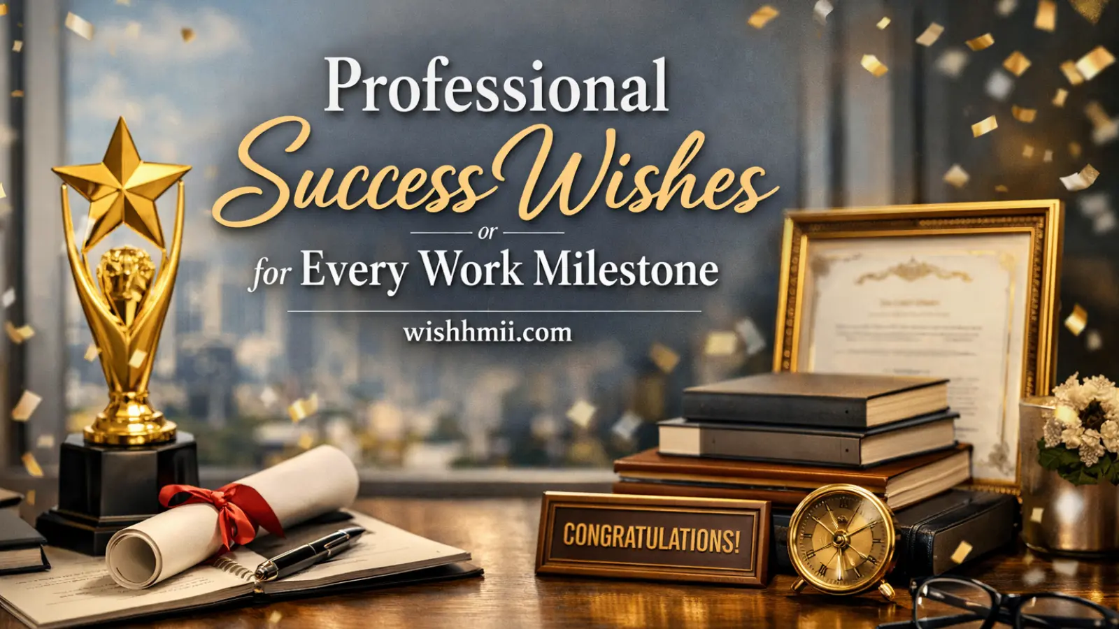 Professional Success Wishes for Every Work Milestone