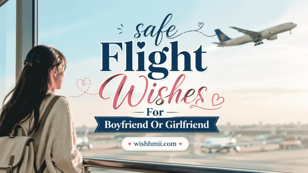 Safe Flight Wishes For Boyfriend Or Girlfriend